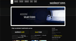 Desktop Screenshot of kadernicky-servis.cz