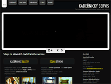 Tablet Screenshot of kadernicky-servis.cz